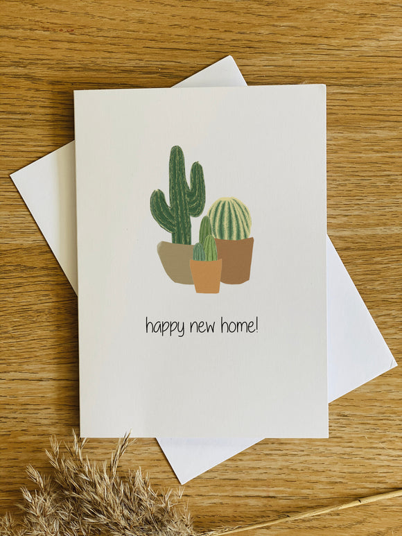 New Home Cacti Card