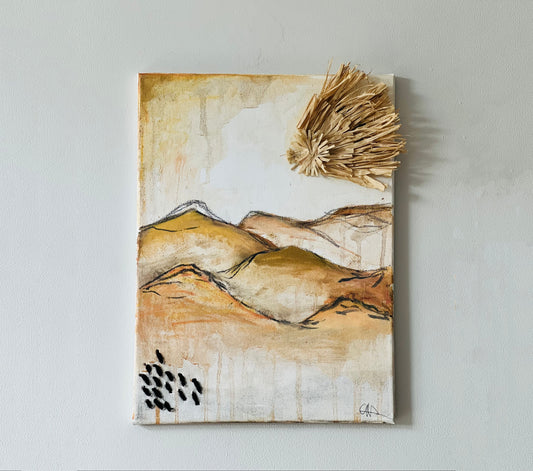 Textured Mountains Collection Canvases - 02