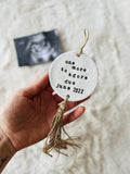 Clay Baby Announcement Keepsake