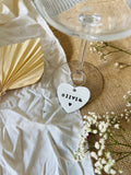 Personalised Wine Glass Charms