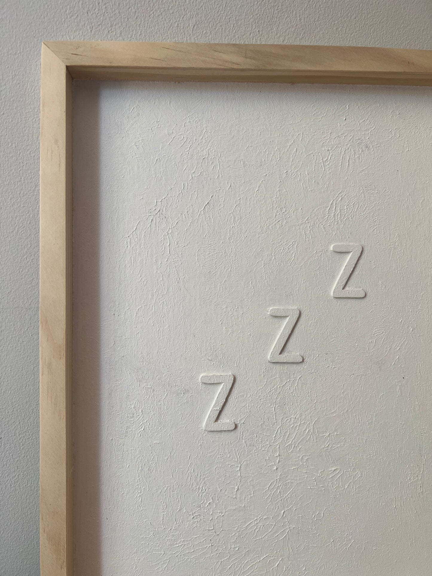 Framed Aesthetic Quotes - Small 'Zzz'