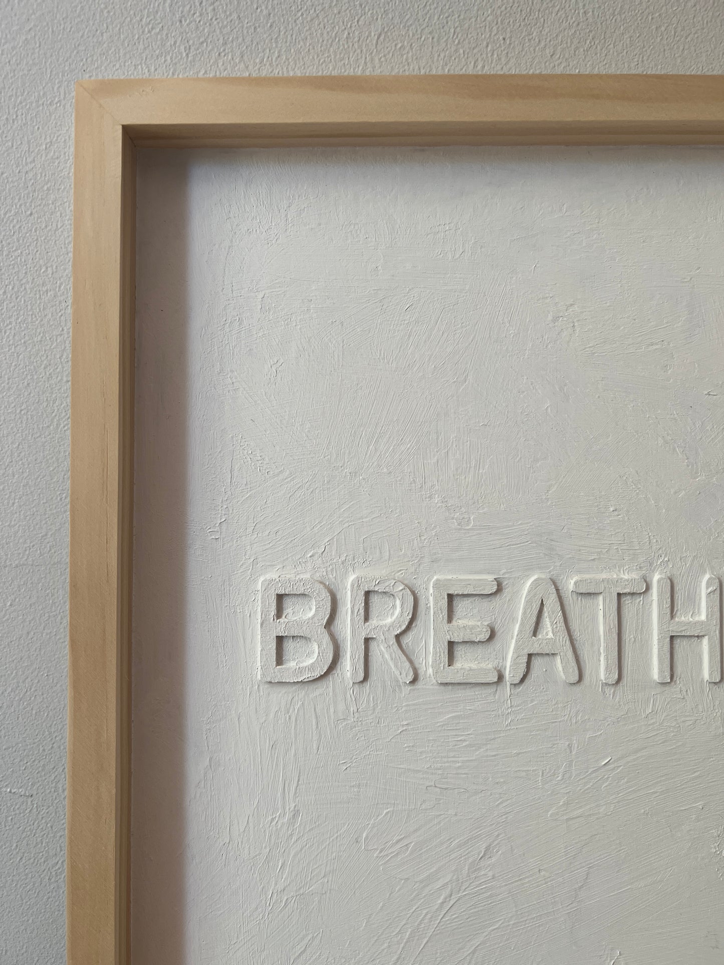 Framed Aesthetic Quotes - Small 'Breathe'