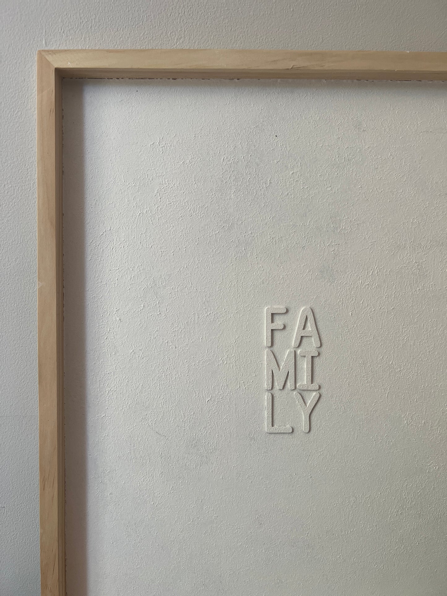 Framed Aesthetic Quotes - Large 'Family'