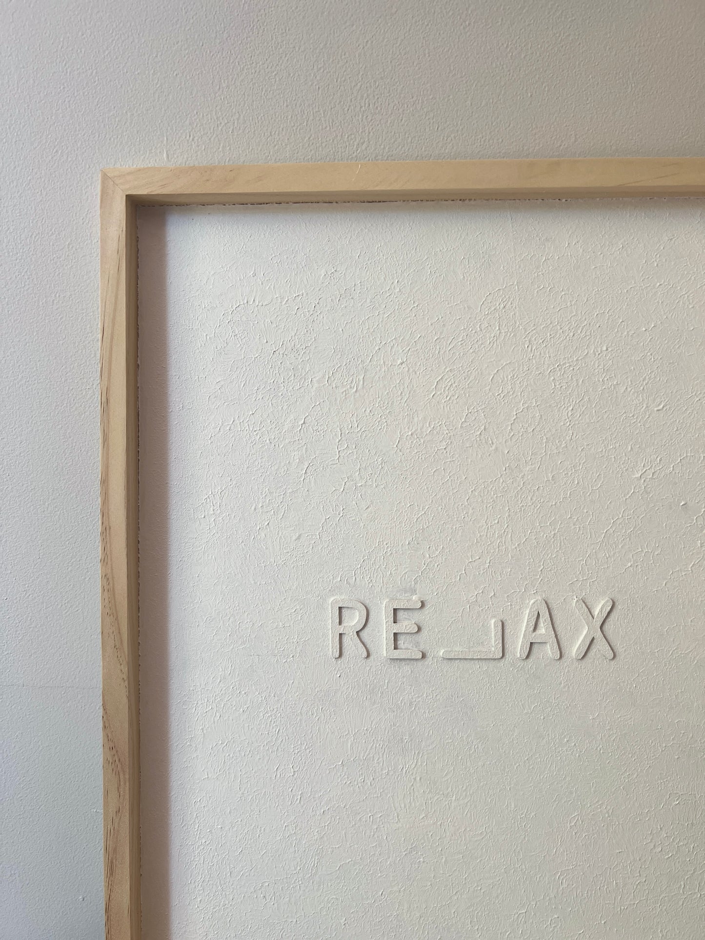 Framed Aesthetic Quotes - Large 'Relax'