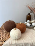 Yarn Pumpkin Decoration