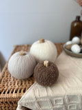 Yarn Pumpkin Decoration