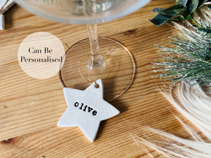 Personalised Wine Glass Charms