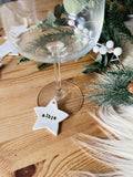 Personalised Wine Glass Charms