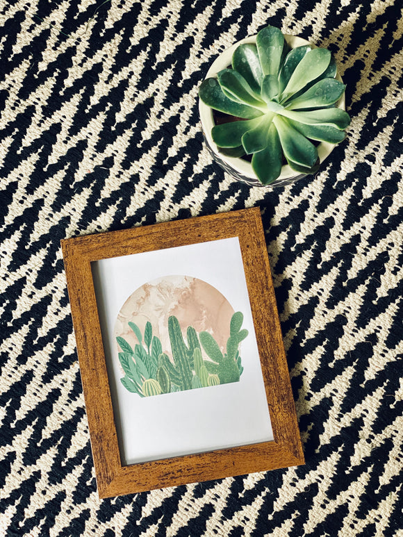 Cacti Jungle Print