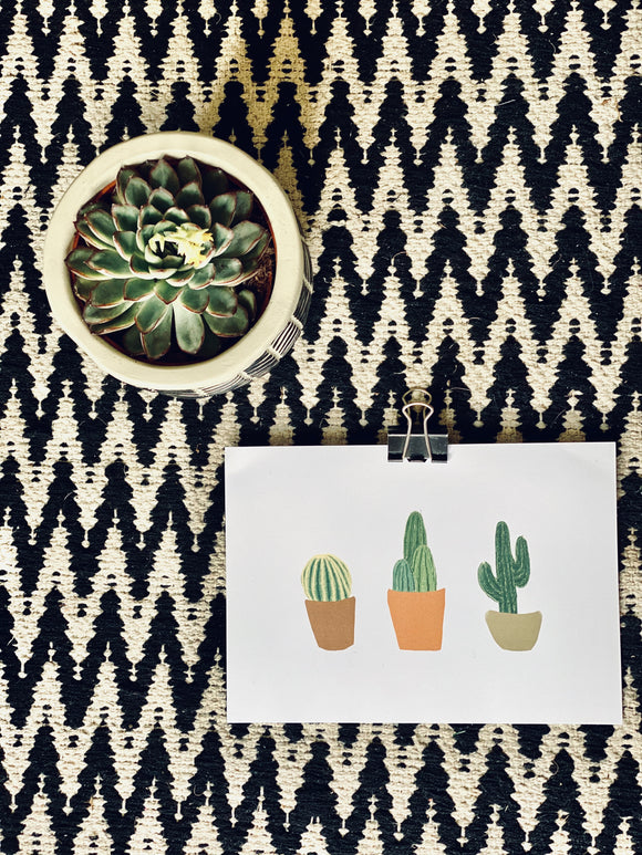 Cacti Row Print