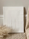 White Collection Canvases - Howlite