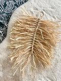 Raffia Feather Wall Hanging