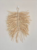 Raffia Feather Wall Hanging