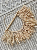 Raffia Fan Wall Hanging