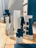 Stippled Linen Vase Collection - 01