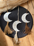 Personalised Tassel Moon Wall Hangings