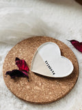 Personalised Clay Heart Trinket Tray