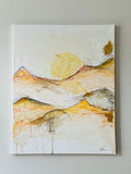 Textured Mountains Collection Canvases - 01