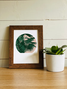 In The Jungle Palm Tree Print