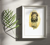 Safari Lion Print