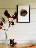 Autumn Woodland Hedgehog Print