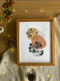 Abstract Leaves Print